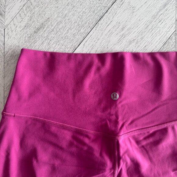 lululemon | High Rise Lined Align Shorts 6" in Pink Lychee - Size 10 - Picture 4 of 8